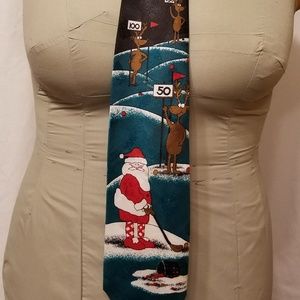 Silky holiday tie